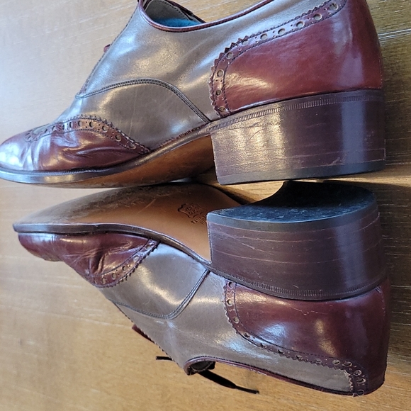 VINTAGE HANDMAND R  MARTEGANI LEATHER LACE UP  SPATS. - Picture 7 of 14